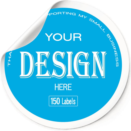 Yngel Custom Stickers for Business Logo, Personalized Labels for Parties, Customized Stickers for Thank You Business