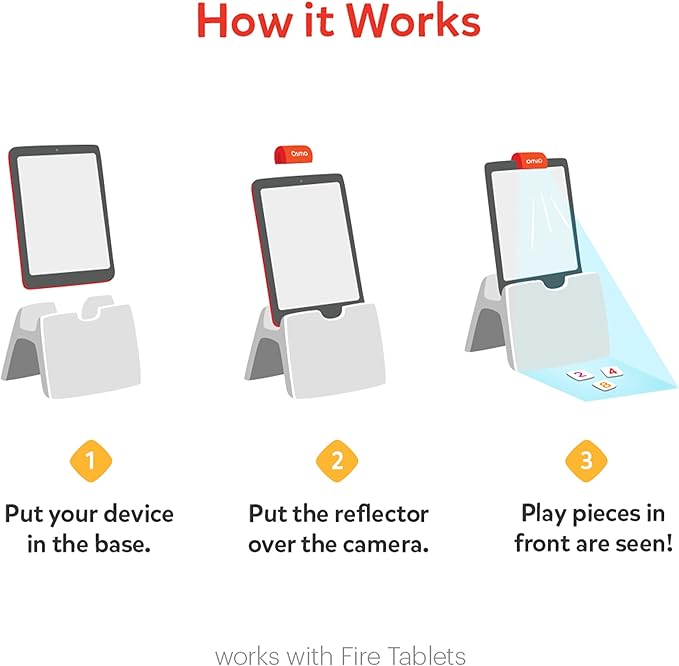 Osmo-Genius Starter Kit for Fire Tablet + Family Game Night-7 Educational Learning Games for Spelling,Math & more-Ages 6-10-STEM Toy Gifts- 6 7 8 9 10(Osmo Fire Tablet Base Included-Amazon Exclusive)