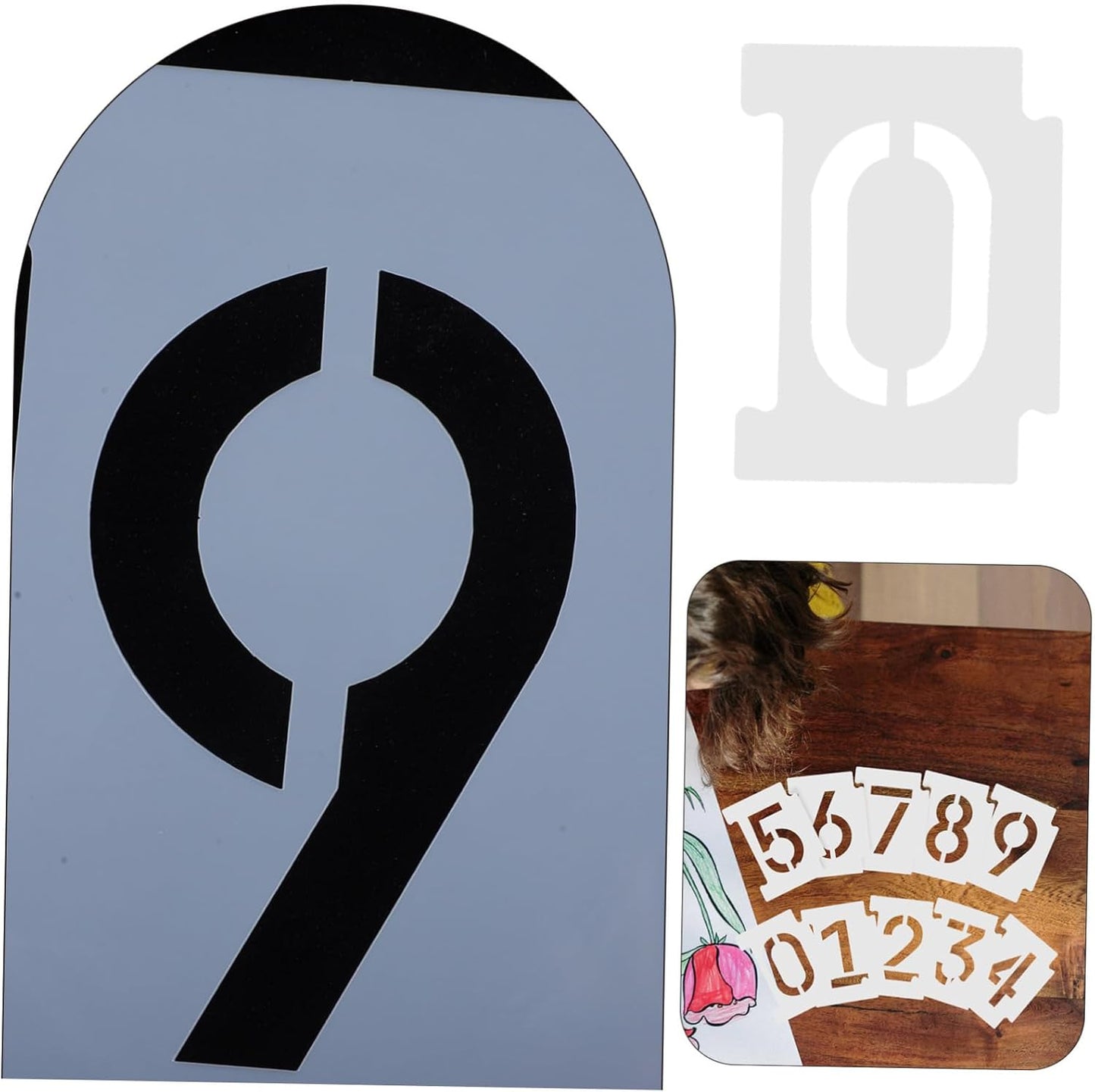1set Painting Stencils Digital Reusable Templates for Boy Girl Toddlers Pet Material for Crafting for Decorating More