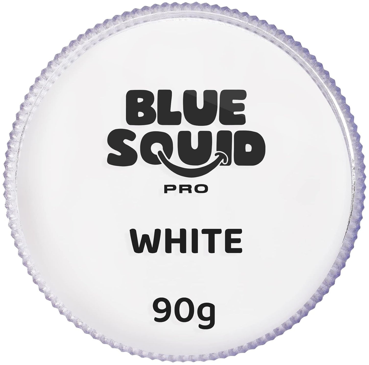 Blue Squid PRO Face Paint - Professional Water Based Single Cake Facepaint & Body Paints - SFX Makeup, Kids Adults Face Painting for Costume, Halloween, Cosplay - Classic White 90g / 3oz
