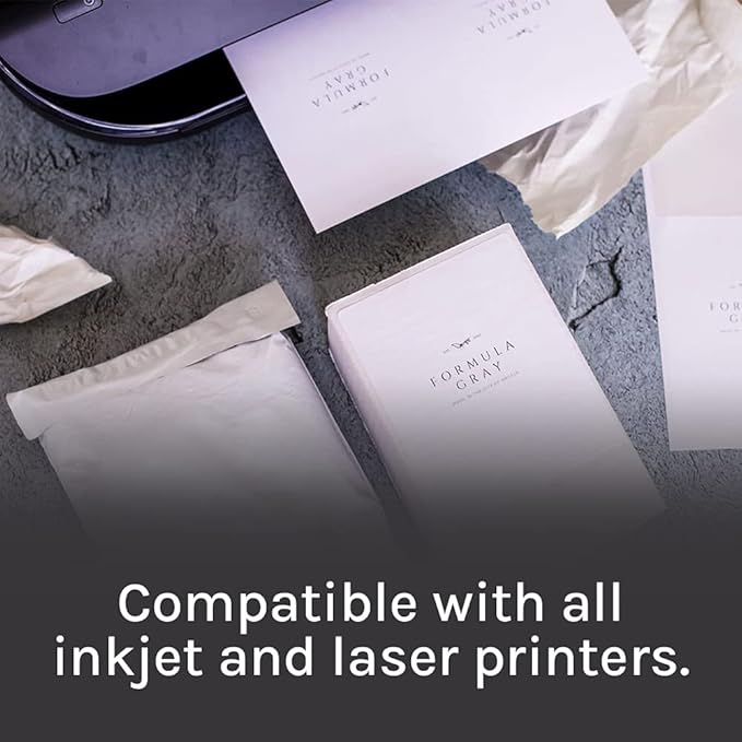 Premium Label Supply White Sticker Shipping Labels – 4" x 5" – Laser/Inkjet Compatible – (4 per Sheet), 500 Sheets - 2,000 Total Adhesive Labels