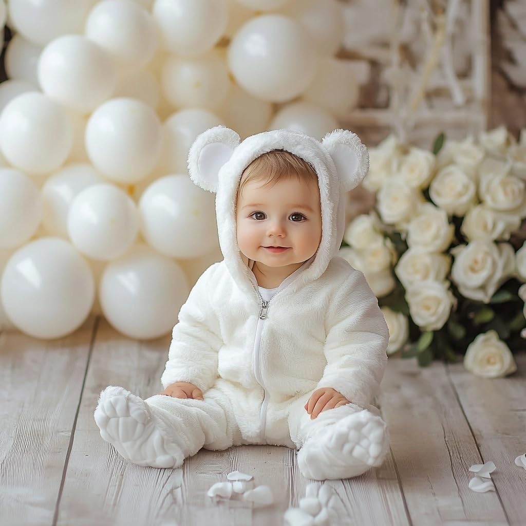 White Balloons, 60 PCS White Balloons 12 inch Latex Balloon for Birthday Party Decoration, Wedding, Baby Shower, Anniversary, Bridal Shower, Holiday Decoration and Balloon Garland