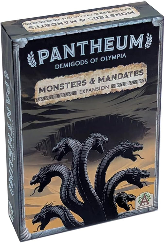 Monsters & Mandates Expansion for Pantheum by Archwood Games | 3 Modular Add-Ons with New Demigods, Monsters & Mandate Missions | Strategy Expansion for Ages 12+ | 1–4 Players | 45–60 Min Playtime