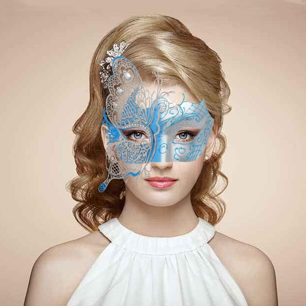 Mysterious Venetian Butterfly Lady Masquerade Halloween Party Mask Evening Prom Ball Mask Bar Costumes Accessory