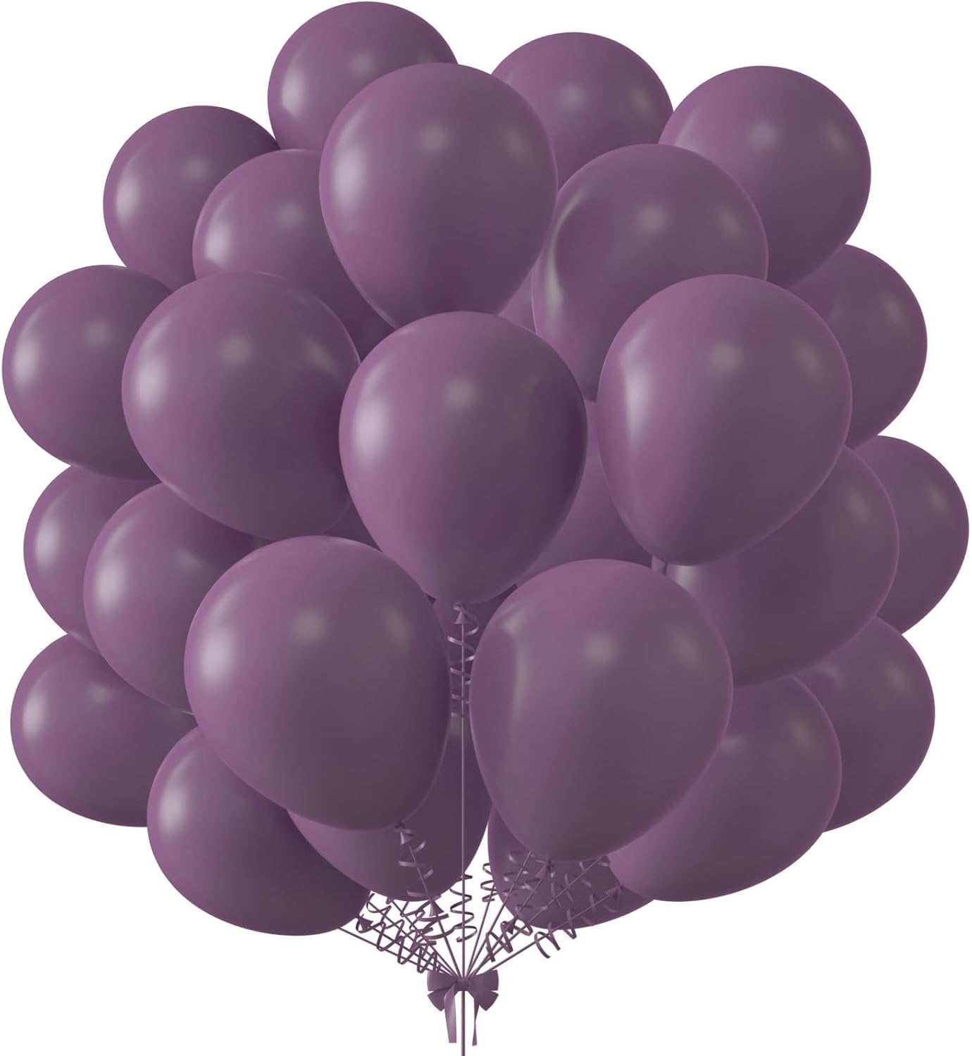 KALOR 10 Inch Retro Purple Balloons, 100 Pcs Latex Helium Balloons for Kid's Birthday Party Baby Shower Wedding Graduation Graduation Party Decorations