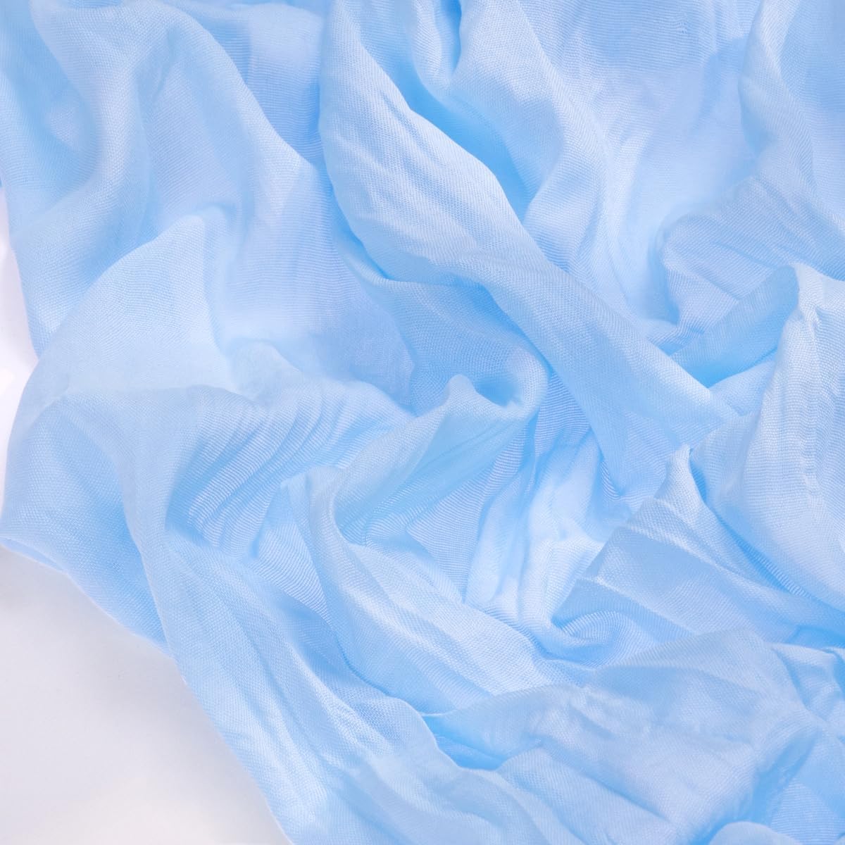 Socomi 10pcs Blue Fall Thanksgiving Cheesecloth Table Runner Light Blue Boho Rustic Gauze 120 inch 10FT Cheese Cloth Runner for Wedding Party Baby Shower Birthday Home Decor Holiday Decorations