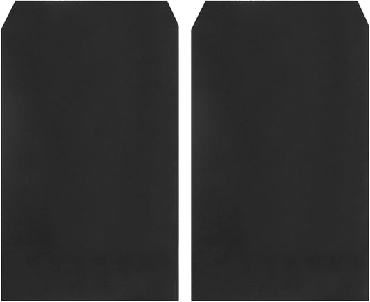 Quotidian Black Flat Mini Greaseproof Paper Bags 2 3/4" x 4 1/2" (7 x 11.5cm) Pack of 100 - Small Treat Wedding Confetti Stamps