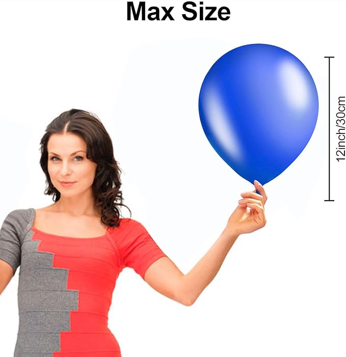 100PCS Party Balloons, 12 Inches Premium Assorted Colorful Balloons, Bulk Pack of Strong Latex Balloons for Birthday, Party, Christmas, Wedding, Anniversary and Vacation