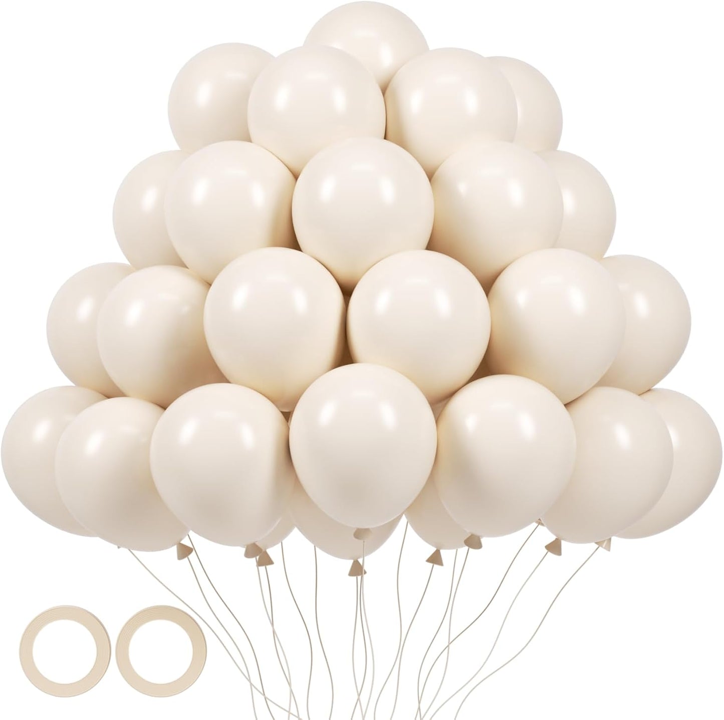 105pcs Blush Balloons 12inch Party Latex Balloons for Boys Girls Birthday Baby Shower Gender Reveal Wedding Sunflower Party Decorations