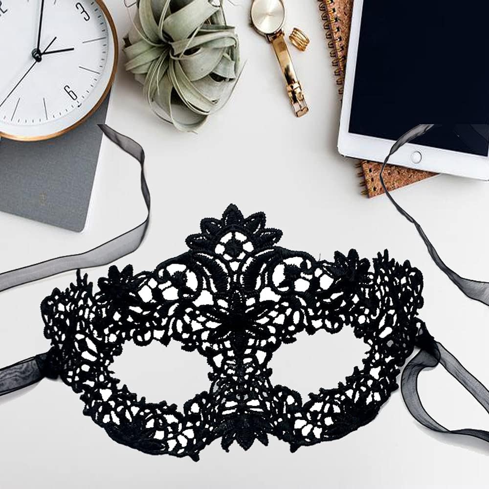 Masquerade Mask for Women- Lace Mardi Gras Masks Women Venetian Party Masquerade Mask Costume Accessories