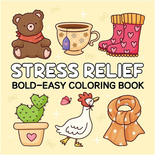 Adorable Coloring Book for Kids Ages 4–8: 40 Unique Single-Sided Pages to Prevent Bleed-Through | Thick Paper for Markers & Crayons | Screen-Free Learning Fun & Family Creative Gift (Stress Relief)