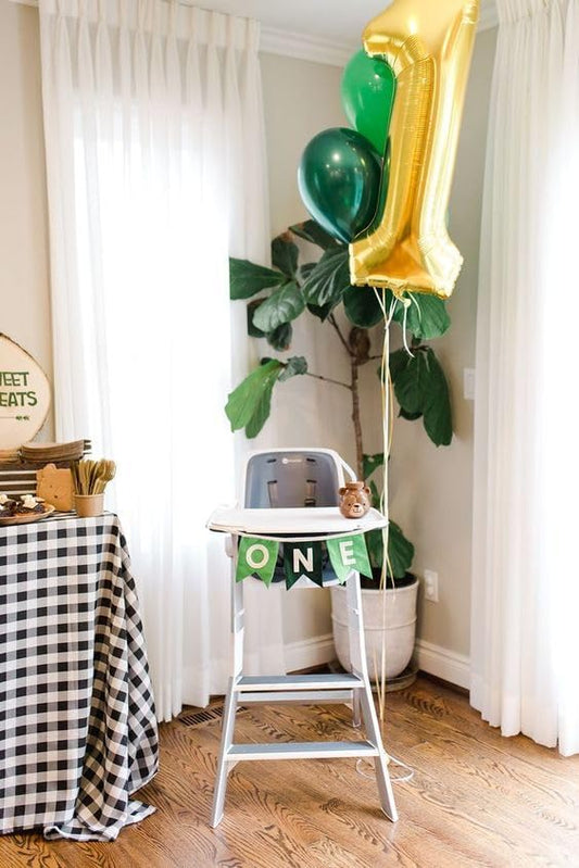 40 Inch Gold 1 Balloon for First Birthday, Gold One 1st Number Balloon Birthday Decorations, 10th 21st, Giant Number 1 Balloon