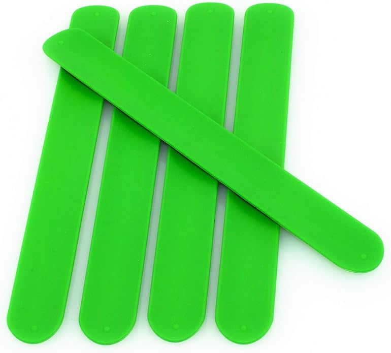 Colored Silicone Rubber Slap Bracelets Wristbands for Kid's Toys,Party Favors,Kindergarten Playing fun;Wrapping Paper Silicone Slap Band,Holiday Flip Wraps,Rolls Holder,Stocking Organizers,Distinguishing Bundle for Fabics,Cloths,Canvas,Cables in Office...
