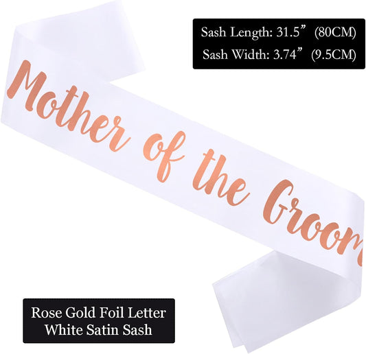 Mother of the Groom Sash, Engagement Gifts for the Mother of the Groom for Bridal Shower & Wedding Party