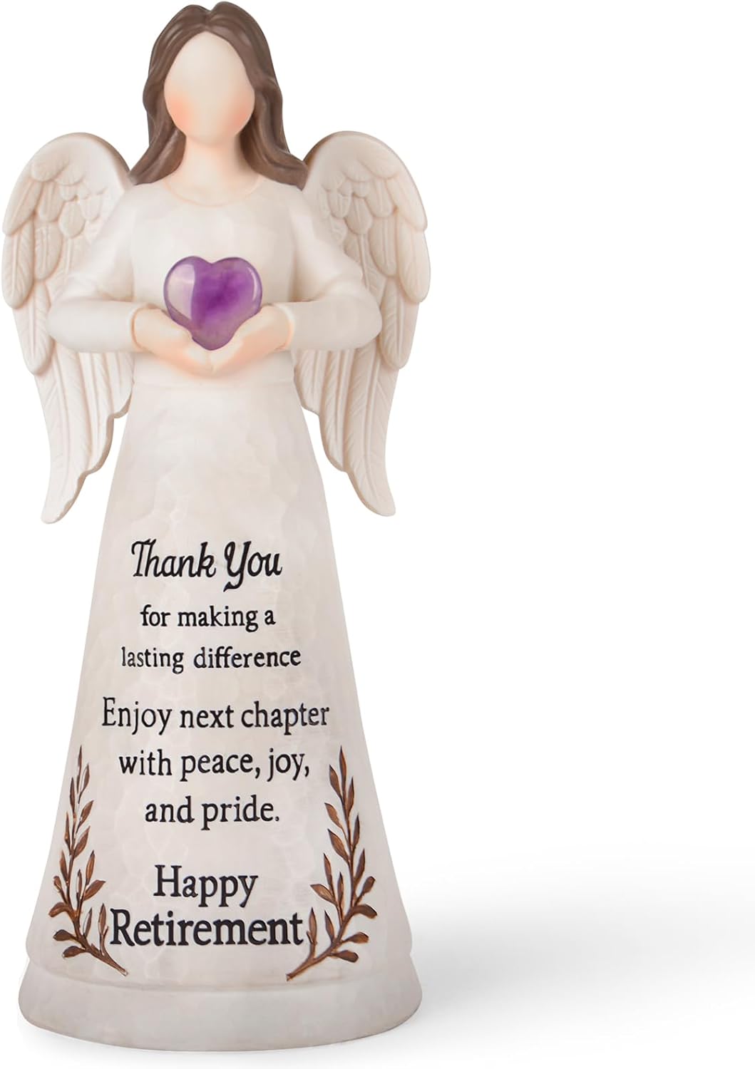 Retirement Gift for Woman 2025 - Happy Retirement Gifts for Teacher Coworker Nurses Boss Mom Grandma Sister Retirees Women Retired Party Decoration with Large 8.2" Angel Figurine