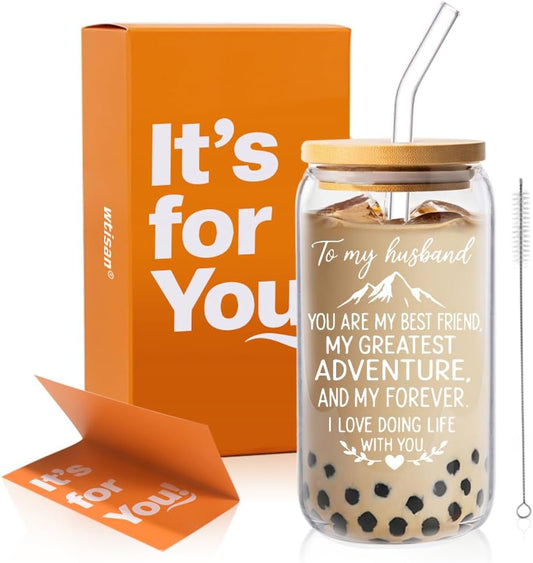 wtisan Gifts for Husband, Best Husband Ever Gift, Birthday, Christmas, Valentine's Day Gift for Men Him