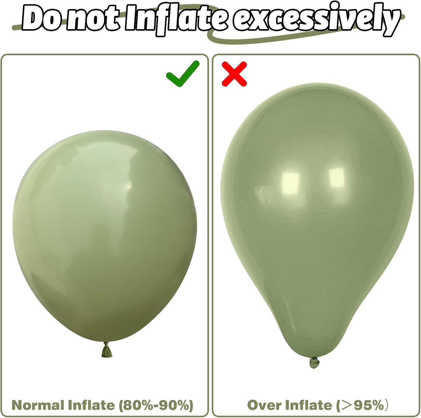 Green and Gold Balloons Sage Green Gold Confetti Balloons for Jungle Safari Party Lion Birthday Decorations Retro Olive Balloons for Arch 60PCS 12INCH Pastel Green Latex Helium Balloon Wild Animal