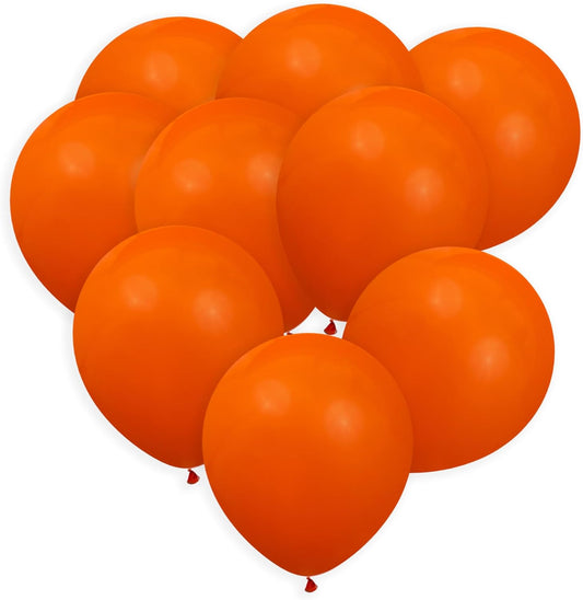 Orange Balloons 50 Pack, 12 Inch Orange Latex Balloons For Birthdays, Halloween, Weddings, Baby Showers, Holidays