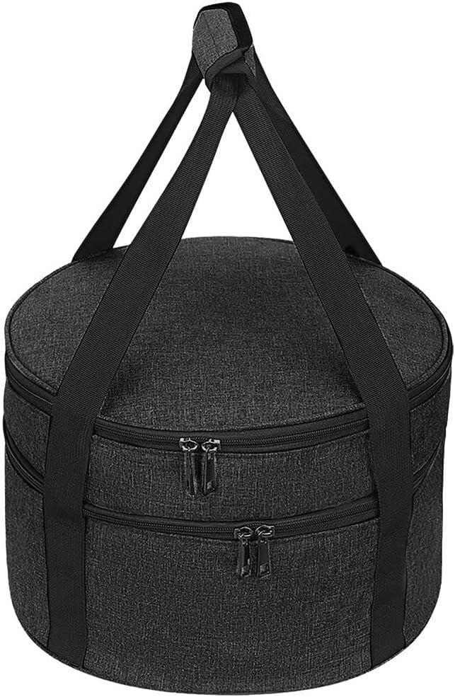 Insulated Double Decker Casserole Carrier - Hot or Cold Food, Pie & Salad Bowl Holder - Perfect for Parties/Picnics