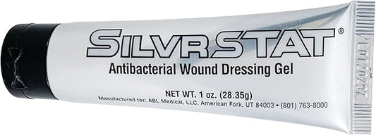 SilvrSTAT First Aid Kit Gel | 32 PPM Silver Healing Wound Dressing Gel | SilverSol Ag₄O₄ Particles | 1 oz