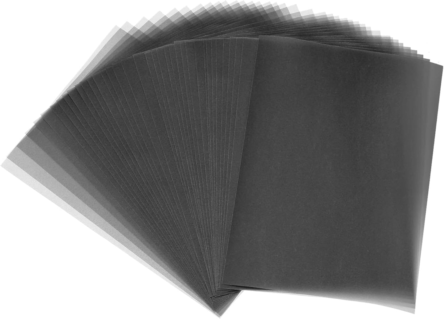 PATIKIL 65 Sheets Vellum Paper 5x7, Vellum Paper Printable Translucent Paper 100GSM for Invitations Printing, Black