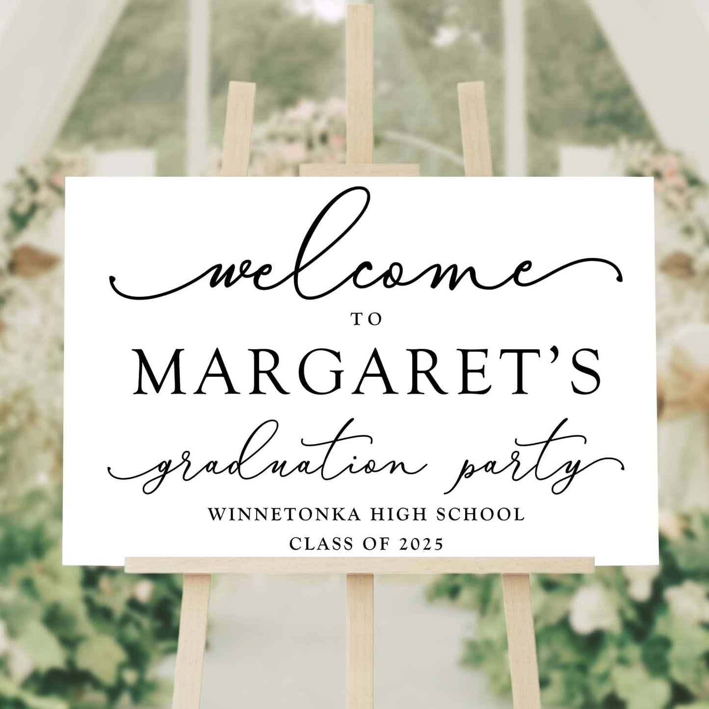 Class of 2024 Welcome Sign, Graduation Party Welcome Sign, Graduation Party Welcome Sign 2024, Modern Minimalist Graduation Welcome, 2024 Graduation Party Welcome Sign