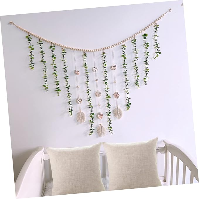 ERINGOGO Artificial Eucalyptus Leaf Garland Eucalyptus Greenery for Bedroom Decor Wall Vines for Living Room