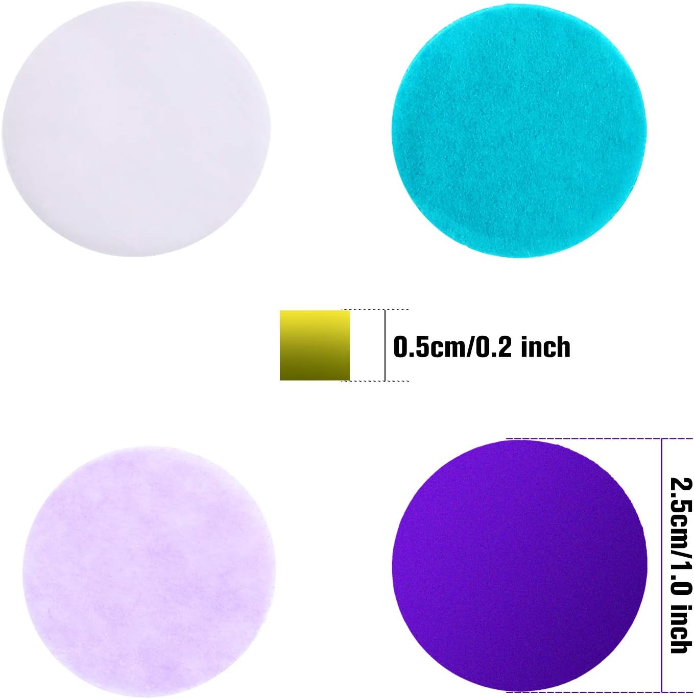 TecUnite Round Tissue Paper Table Confetti Dots for Wedding Birthday Party Decoration, 1.76 oz(Purple Teal Confetti,2.5 cm)