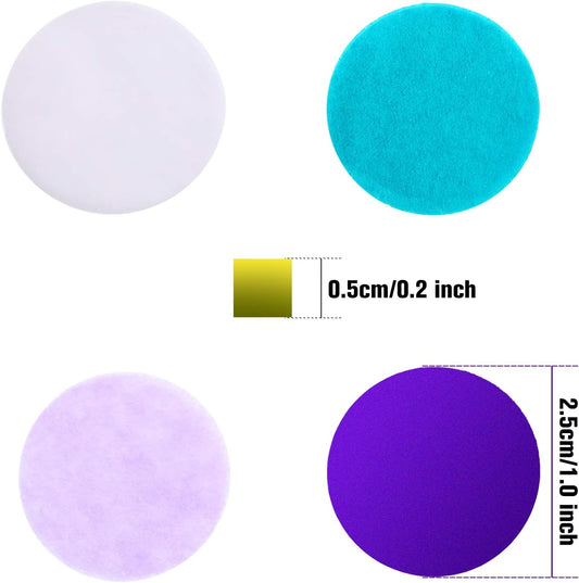 TecUnite Round Tissue Paper Table Confetti Dots for Wedding Birthday Party Decoration, 1.76 oz(Purple Teal Confetti,2.5 cm)