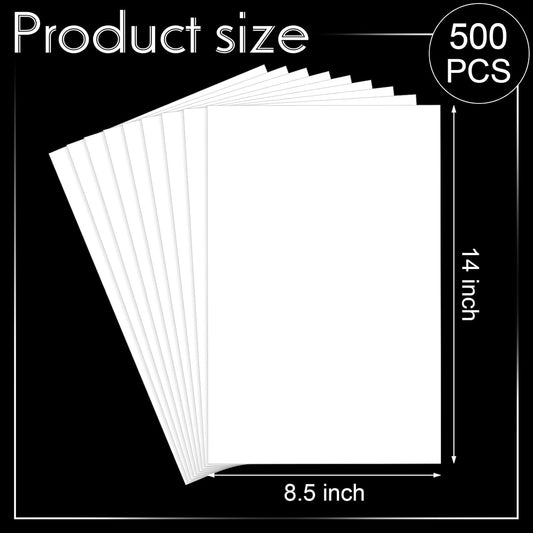 Mepase 500 Sheets Legal Size Cardstock 8.5" X 14" -1 Ream White Paper, 65lb Card Stock Legal Size Printer Paper for Menus Printing, Documents, Programs, Business, Invitations, Diy Cards