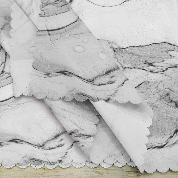 Grey Marble Texture Cloth Napkins Set of 4 Soft Mineral Rock Textures Polyester Dinner Square Napkin for Family Restaurant Weddings Parties 18 x 18 inch