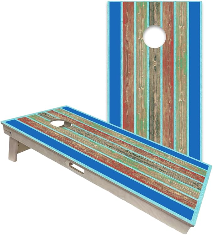 World Series of Cornhole Official Regulation Size Cornhole Boards – Durable All-Wood Construction Bean Bag Toss Set | Rugged Outdoor Game for Tournaments, BBQs, & Backyard Battles