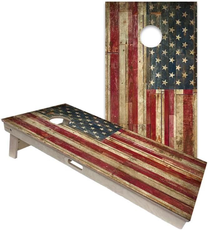 World Series of Cornhole Official Regulation Size Cornhole Boards – Durable All-Wood Construction Bean Bag Toss Set | Rugged Outdoor Game for Tournaments, BBQs, & Backyard Battles