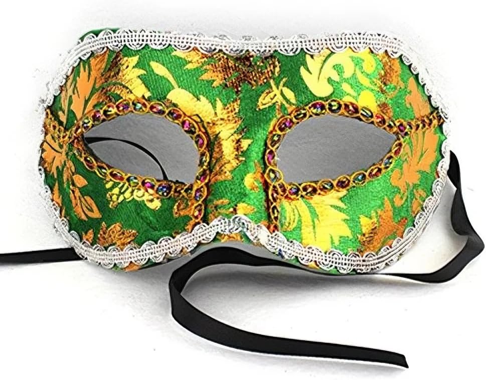 Masquerade Masks Set - Venetian Carnival Masks for Men & Women | Elegant Mardi Gras, Ball, Halloween Costume Masks