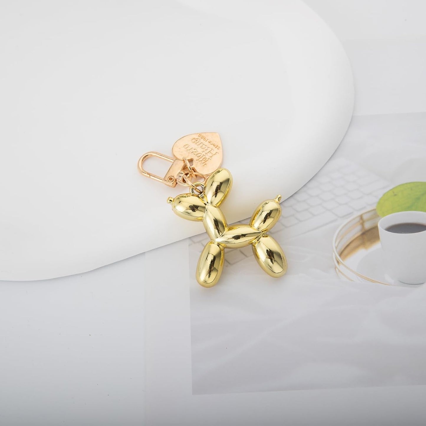 Balloon Dog Keychain Cute Bag Charm Handbag Purse Key Accessories