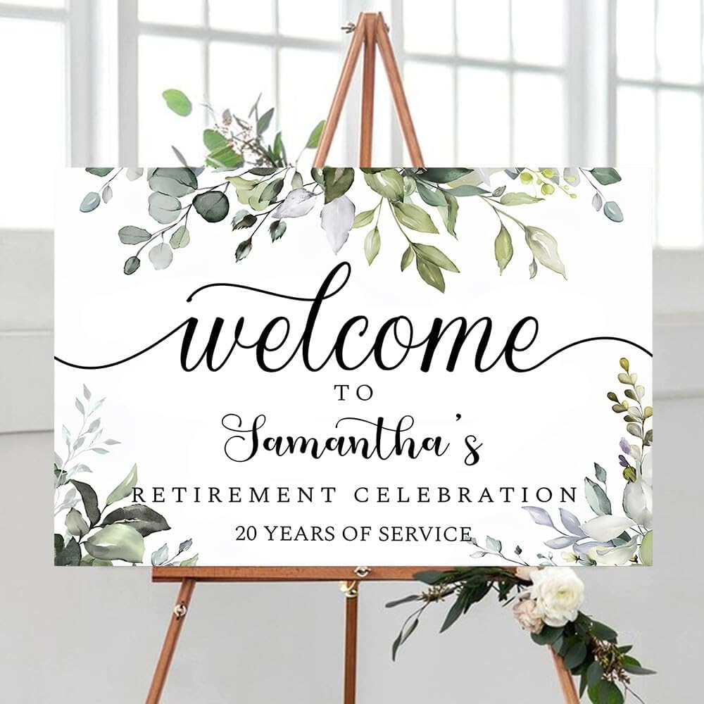 Personalized Retirement Yard Sign, Retirement Celebration Welcome Sign, Retirement Party Sign, Retirement Decorations, Retirement Outdoor Sign, Retirement Home Decor, Retirement Celebration Sign #2
