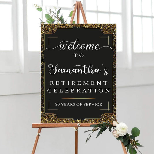 Personalized Retirement Yard Sign, Retirement Celebration Welcome Sign, Retirement Party Sign, Retirement Decorations, Retirement Outdoor Sign, Retirement Home Decor, Retirement Celebration Sign #22