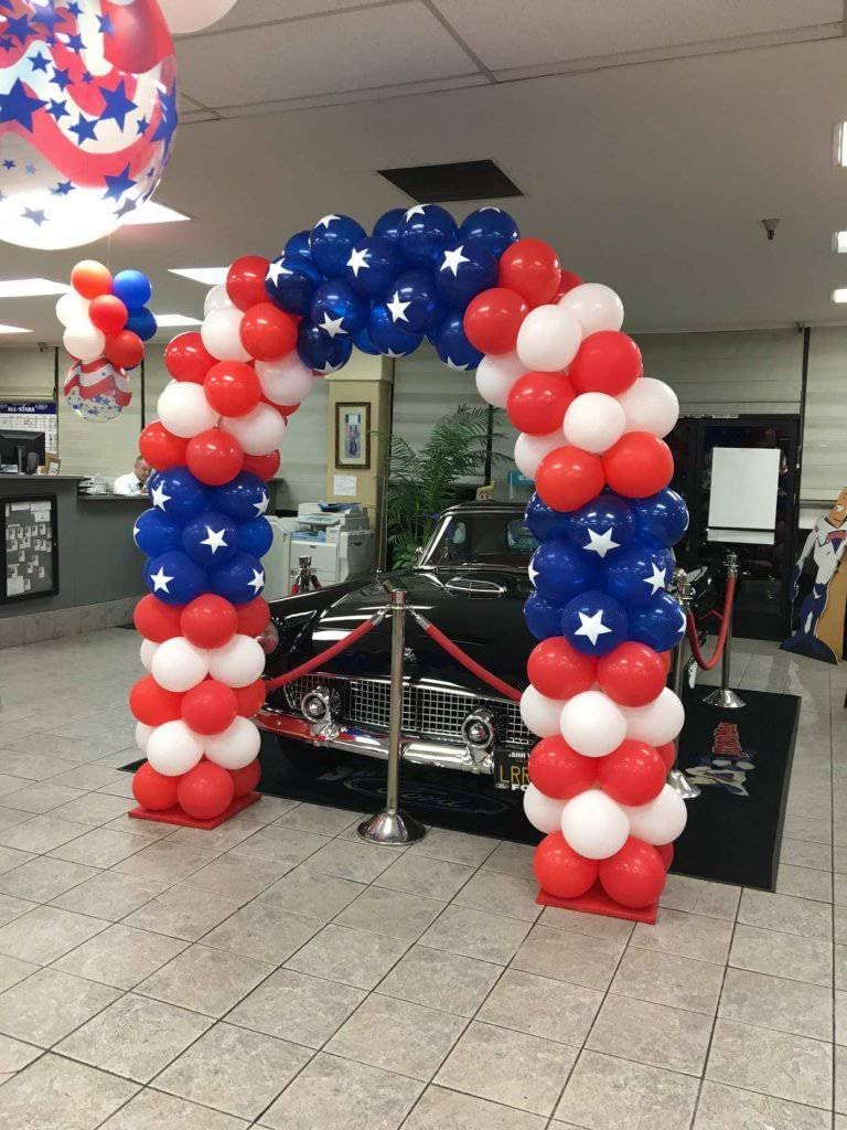 105pcs Red White Blue Balloons 12inch Party Latex Balloons for 4th of July Independence Day Graduation Anniversary Party Decorations