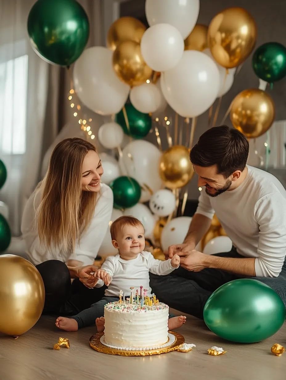 Gold Balloons 60 PCS Metallic Gold Balloons 12 Inch Gold Metallic Balloons for Balloon Garland Balloon Arch as Birthday Party Baby Shower Bridal Shower Christmas Party Decorations