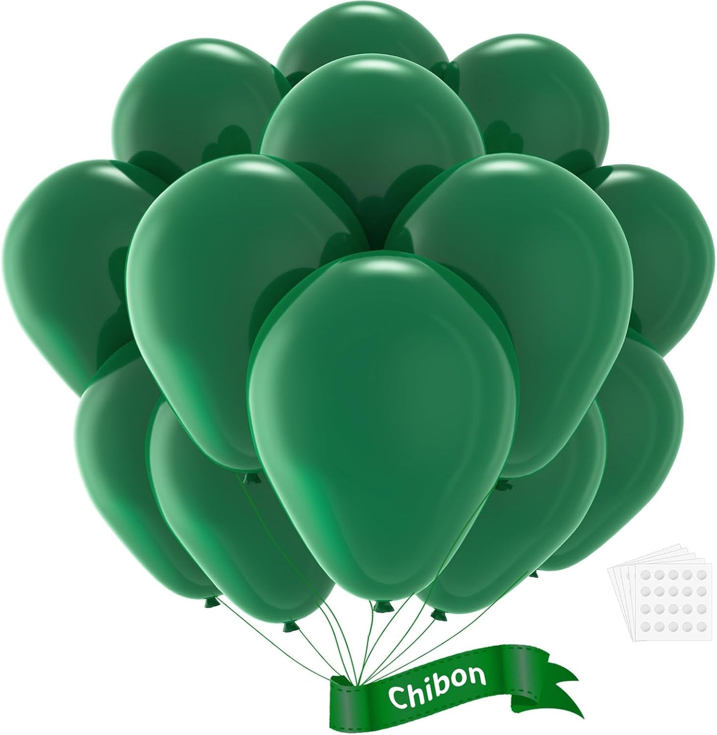 Green Latex Balloons, 150pcs 5 inches Dark Green Round Helium Balloons for or Dark Green Themed Wedding Graduation Anniversary Birthday Party Backdrop Decorations