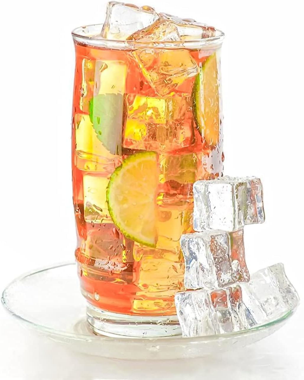 DomeStar Fake Ice Cubes, 20 PCS 0.8" Plastic Ice Cubes for Photography Accessories Props Wedding Centerpiece Home Decoration