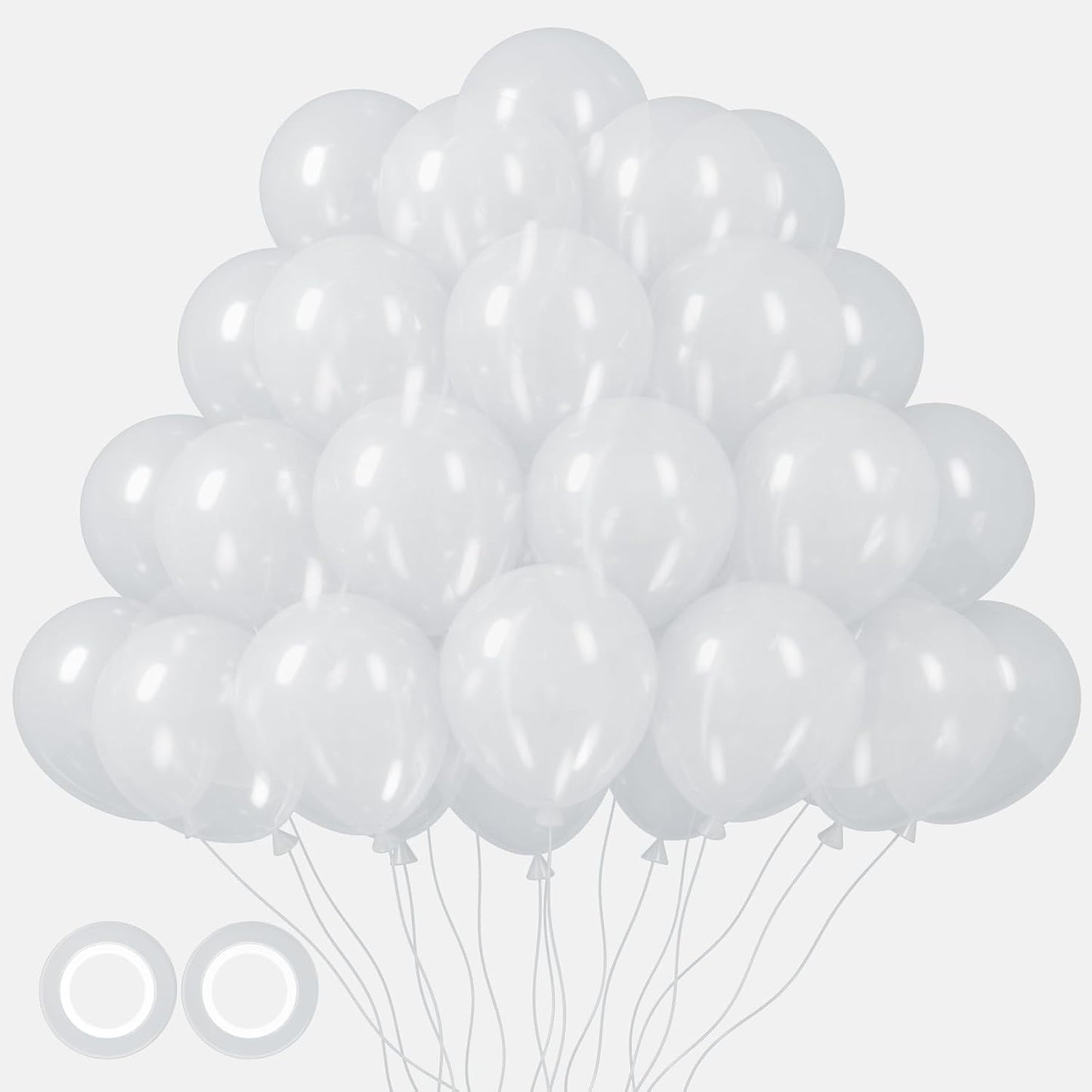105pcs Clear Balloons 12inch Party Latex Balloons for Boys Girls Birthday Baby Shower Gender Reveal Wedding Sunflower Party Decorations
