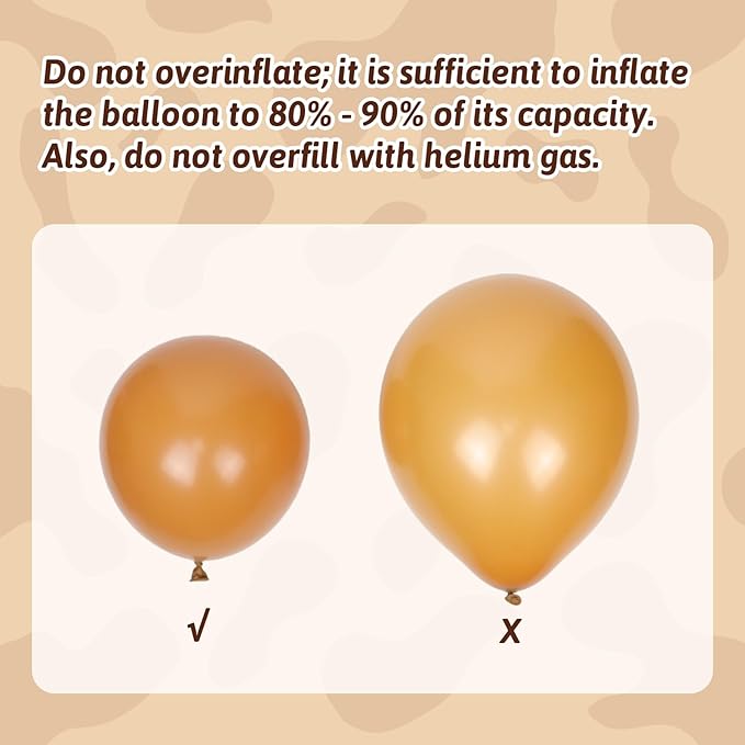Brown Western Balloons, Brown Nude Gold Confetti Cow Print Latex Cowboy Balloons for Farm Cowboy Western Baby Shower Birthday Party Decorations