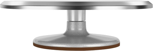 12-Inch Aluminum Alloy Rotating Cake Stand - Essential for Baking & Decorating