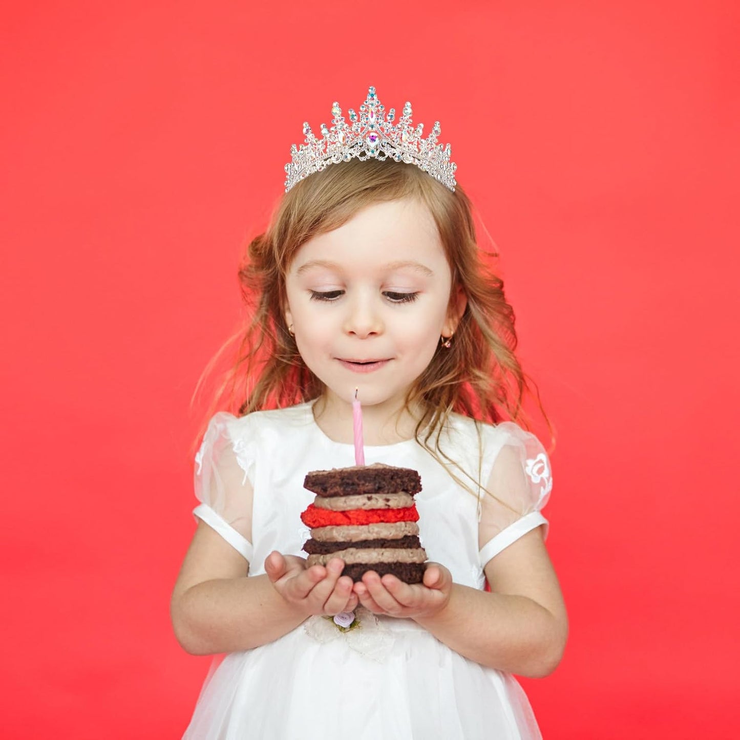 COCIDE "BIRTHDAY GIRL Birthday Sash and Crowns for Women Crystal Birthday Sashes for Women Party Decoration for Happy Birthday Gift Accessory