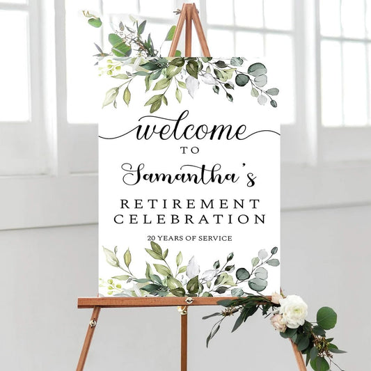 Personalized Retirement Yard Sign, Retirement Celebration Welcome Sign, Retirement Party Sign, Retirement Decorations, Retirement Outdoor Sign, Retirement Home Decor, Retirement Celebration Sign #16