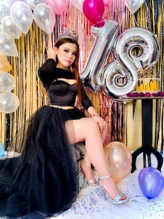 Silver Number 18 Balloon 40 inch, 18 Number Balloons, 18th Silver Birthday Decorations for Girls Boys Kids, 18 Year Old Silver Party Supplies