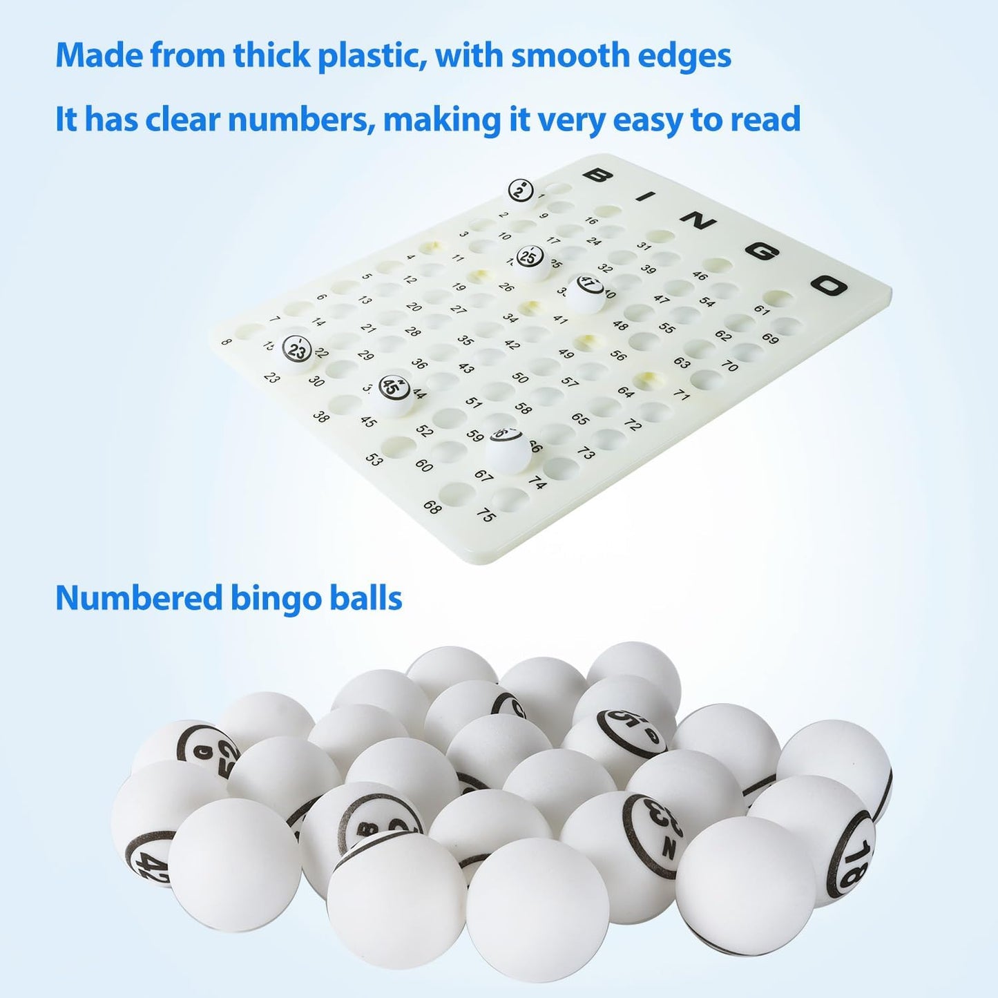 GSE Games & Sports Expert Professional Bingo Game Set with X-Large Cage, 1.5" Ping Pong Size Balls, Master Board. Great for Large Groups, Parties, Game Night