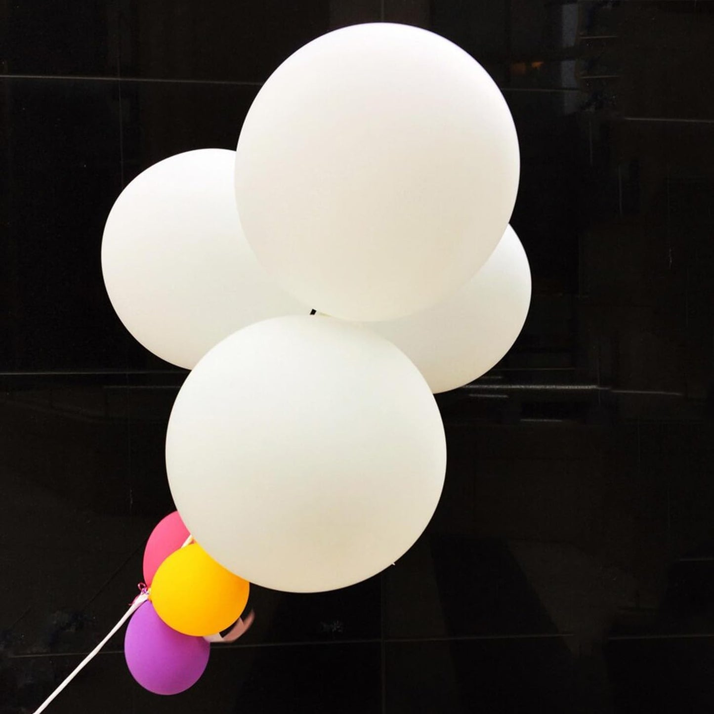 White Balloons Birthday Decorations 10 Pack 36 inch Round Wedding Ballons for White Themed Wedding Graduation Birthday Party Backdrop 4th of July Decorations Independence Day
