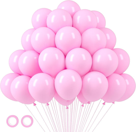 105pcs Pink Balloons 12inch Party Latex Balloons for Boys Girls Birthday Baby Shower Gender Reveal Wedding Sunflower Party Decorations